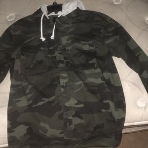 A camo hollister jacket